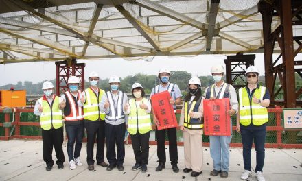 黃敏惠市長視察東義路及盧山橋改建工程 力拼今年九月底完成盧山橋